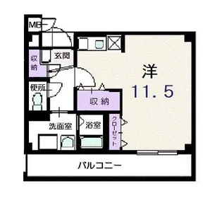 ラグナ ステュディオ【3階】の間取り
