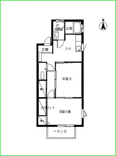 パティオ・i【1階】の間取り