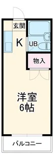 ゾンネンハイムアマノ【2階】の間取り