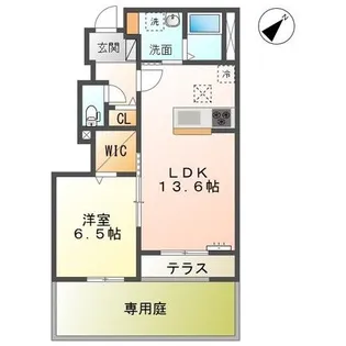 セラン【1階】の間取り