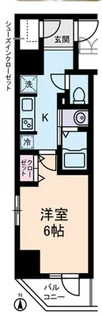 ライジングプレイス亀戸【2階】の間取り