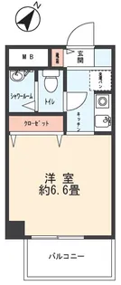 スターブル中原【4階】の間取り