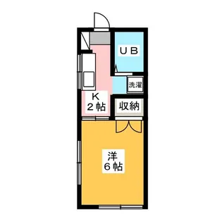 田中荘【1階】の間取り
