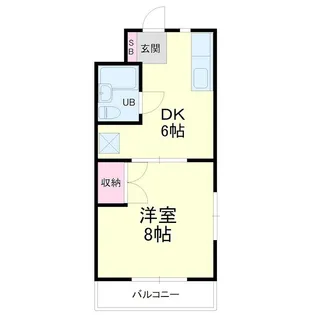 マンション昴A【3階】の間取り