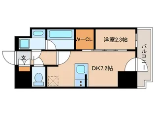 コンフォリア東大井II【8階】の間取り