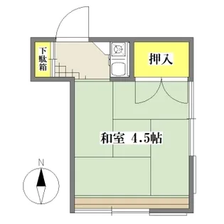 江崎アパート【2階】の間取り