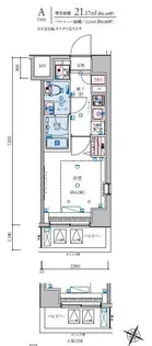 リヴシティ横濱石川町【2階】の間取り
