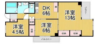 ハイツセピア【2階】の間取り