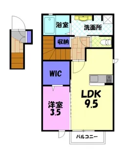 プログレ A【2階】の間取り