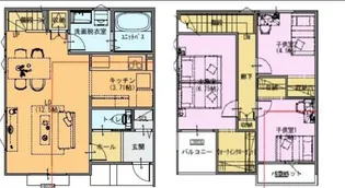 Fortuna六坊【2階】の間取り