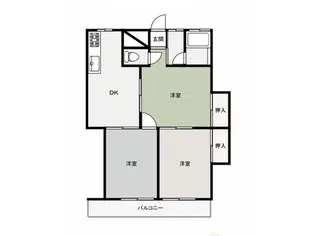さくらハイツ【1階】の間取り