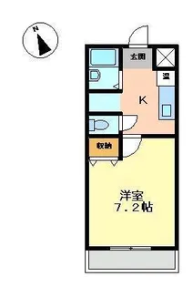 クレッセント【2階】の間取り