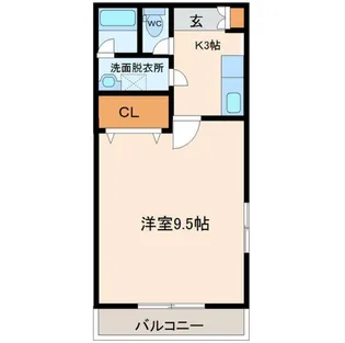 コーポポエム【1階】の間取り