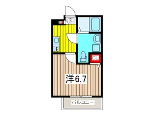 ジーメゾン鳩ヶ谷サウス【3階】の間取り