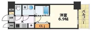 S-RESIDENCE神宮西駅前ascent(アセント)【8階】の間取り