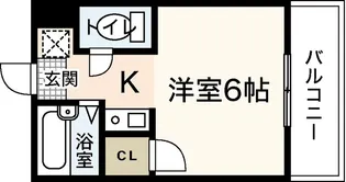 ウィンディア海老園【6階】の間取り