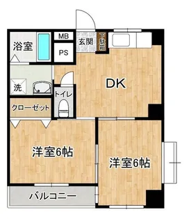 ゴールドハイツ【2階】の間取り