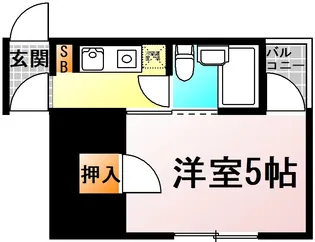 TOPお花茶屋第三【1階】の間取り