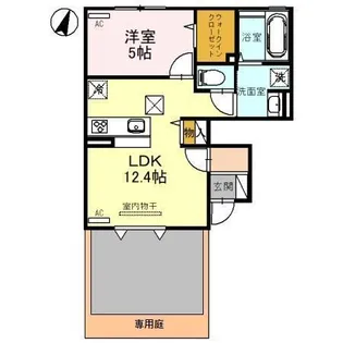 エクセレント上近江【1階】の間取り