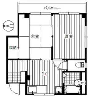 マンション白陽【1階】の間取り