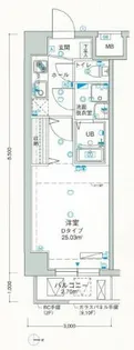 グラン・リーヴェル川崎WEST【9階】の間取り