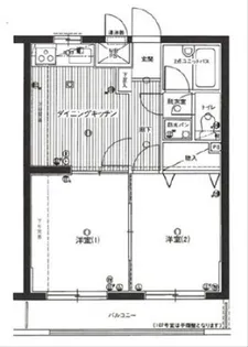 ライオンズマンション平塚第6【2階】の間取り