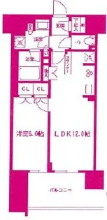 BLESS宮崎台【11階】の間取り