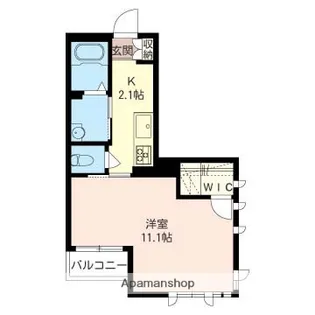 エルシエロアズール【2階】の間取り