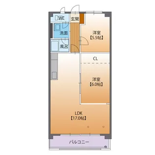グランシード中町【3階】の間取り