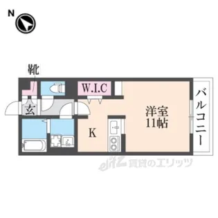 ル・トレゾア【1階】の間取り