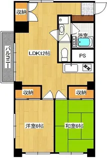 正木屋マンション【5階】の間取り