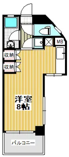 シャンティ河原町【2階】の間取り