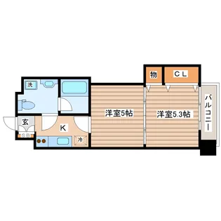 定禅寺HILL【8階】の間取り