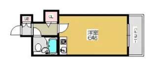 シャルムメゾン都島内代【2階】の間取り