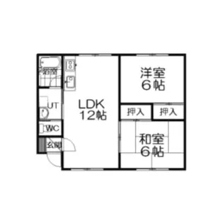 ティーズハウス藤野【1階】の間取り