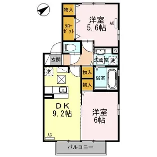 アンジュ【1階】の間取り
