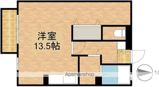 スタディオ・プリムール【1階】の間取り