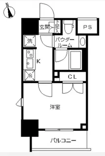 スカイコートルーベンス西早稲田【7階】の間取り