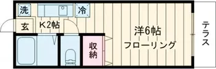 パールハイツ豊玉C【1階】の間取り