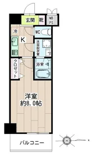 ますもとビル【5階】の間取り