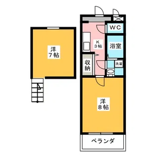 ニューライフ津田沼【1階】の間取り
