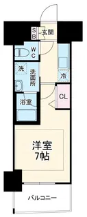 ベルシード横濱大通り公園【7階】の間取り