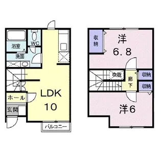 シエル81【1階】の間取り