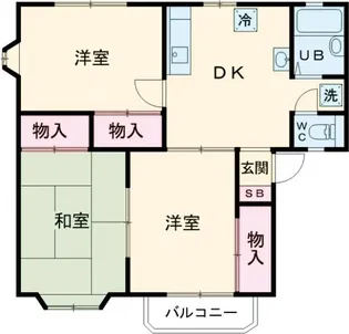セリシエール蘇原 A棟【2階】の間取り