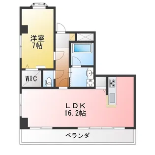 ユニオンハイツ大代【3階】の間取り
