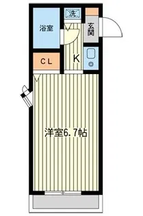 ジョイフル戸田公園【2階】の間取り