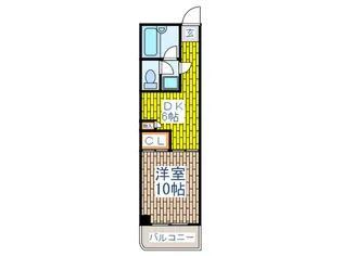 グリーンパル池上【4階】の間取り