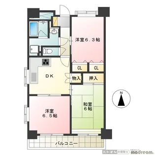 東京都江戸川区西葛西7【マンション】の間取り