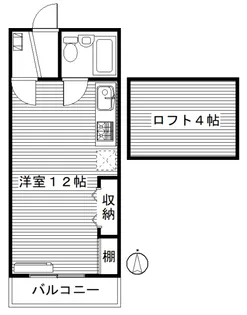 ヨウラク幸塚【2階】の間取り