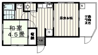 コーポイトウ【1階】の間取り